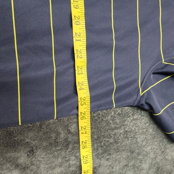 St. Andrews of Scotland Polo Shirt Men's Blue Striped Golf Size 2XL - Picture 9 of 10